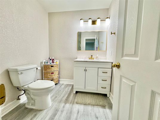 Bathroom, Interior, Wood Texture Flooring