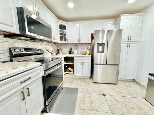 Interior, Kitchen, Recessed Lighting, Stainless Steel Appliances
