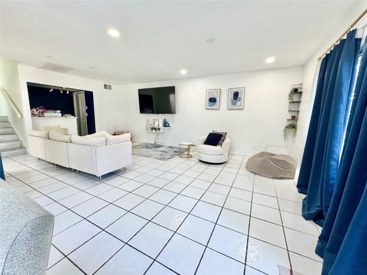 Interior, Living room, Recessed Lighting