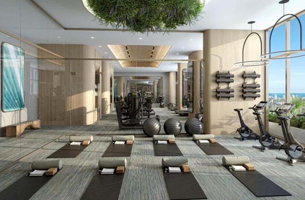 Fitness Equipment, Interior, Pendant Lights, Recessed Lighting
