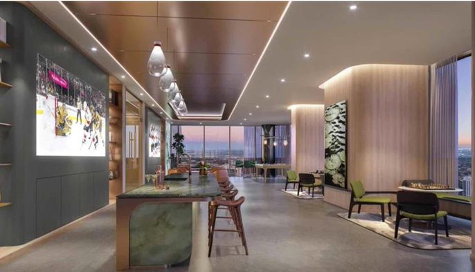 Dining room, Interior, Pendant Lights, Recessed Lighting
