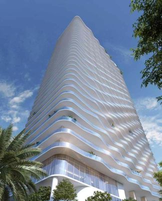 Exterior, Facade, Condo Building