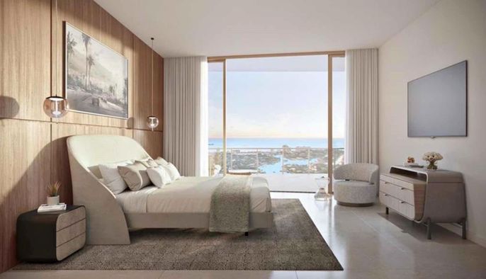 Bedroom, Interior, Water, Wooden Walls