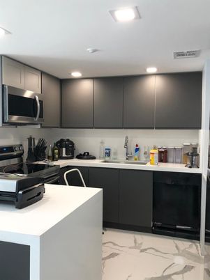Interior, Kitchen, Marble, Recessed Lighting