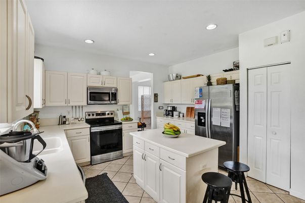 Interior, Kitchen, Recessed Lighting, Stainless Steel Appliances