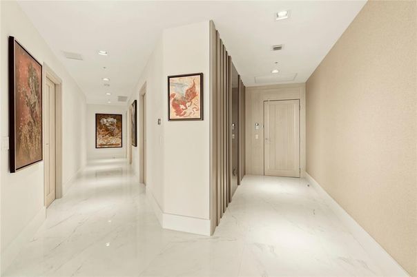 Interior, Marble, Recessed Lighting