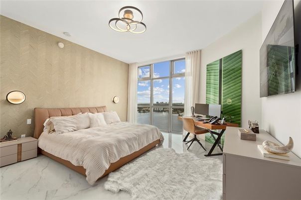 Bedroom, Home Office, Interior, Marble, Water