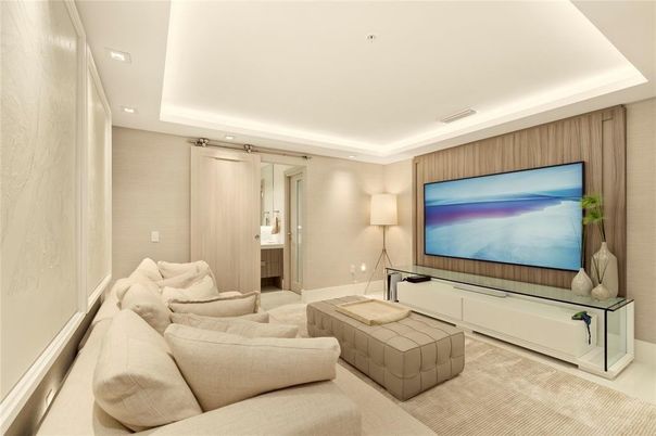 Interior, Living room, Recessed Lighting