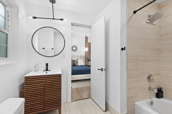 Bathroom, Bedroom, Interior, Wood Texture Flooring