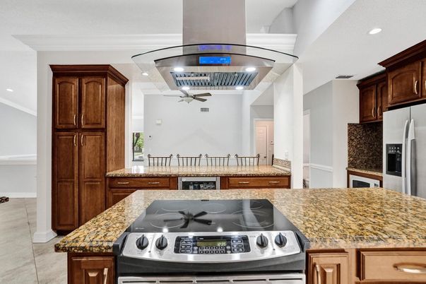 Interior, Kitchen, Recessed Lighting, Stainless Steel Appliances