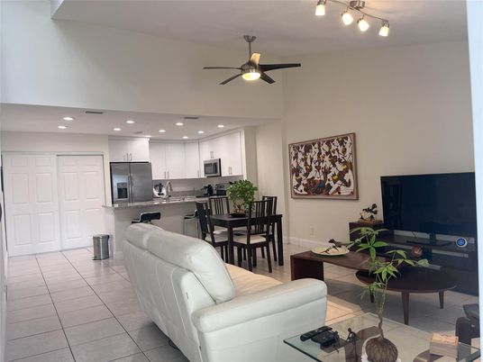Dining room, Interior, Kitchen, Living room, Recessed Lighting, Stainless Steel Appliances