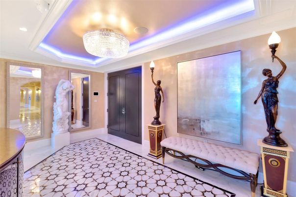 Chandelier, Interior, Recessed Lighting