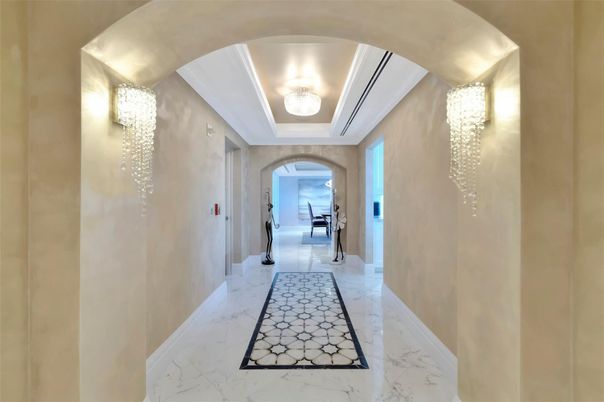 Chandelier, Interior, Marble