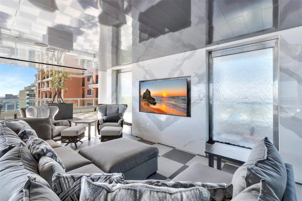 Interior, Living room, Marble Walls
