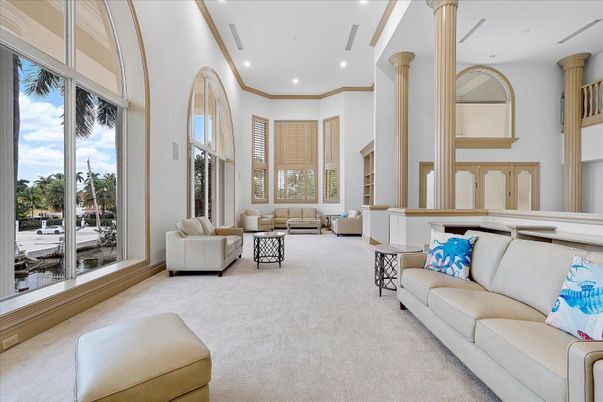 Interior, Living room, Recessed Lighting