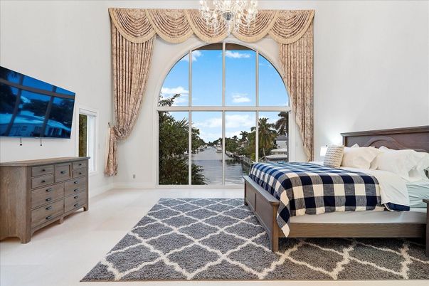 Bedroom, Chandelier, Interior