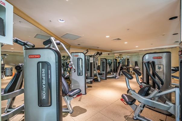 Fitness Equipment, Gym, Interior, Recessed Lighting