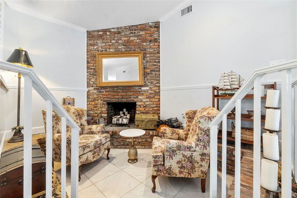 Fireplace, Interior, Living room, Stone Walls
