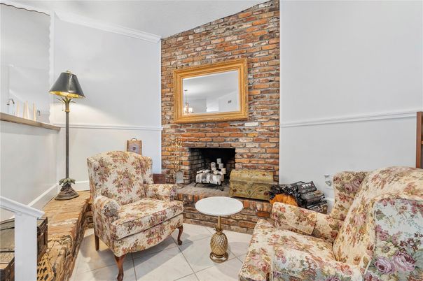 Fireplace, Interior, Living room, Stone Walls