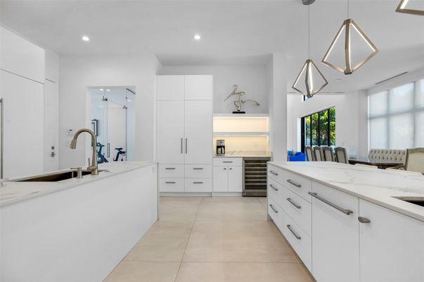 Dining room, Interior, Kitchen, Pendant Lights, Recessed Lighting