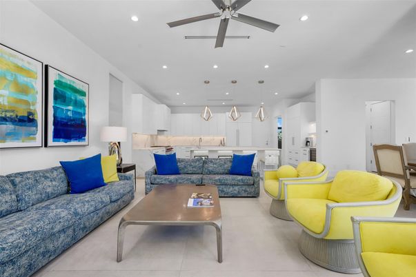 Interior, Kitchen, Living room, Pendant Lights, Recessed Lighting