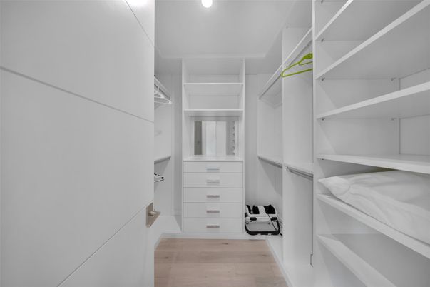 Interior, Walk-in Closets, Wood Texture Flooring