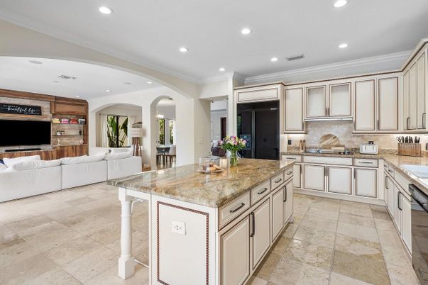 Interior, Kitchen, Living room, Recessed Lighting
