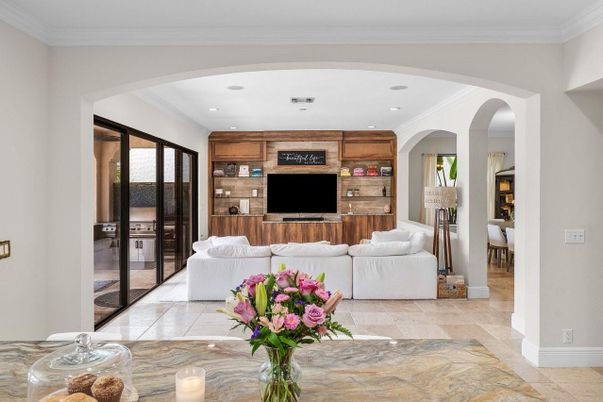Interior, Living room, Recessed Lighting