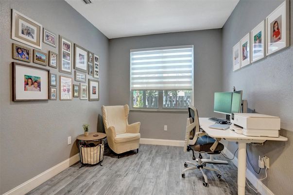 Home Office, Interior, Wood Texture Flooring