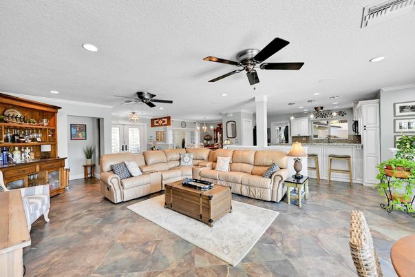 Interior, Kitchen, Living room, Pendant Lights, Recessed Lighting