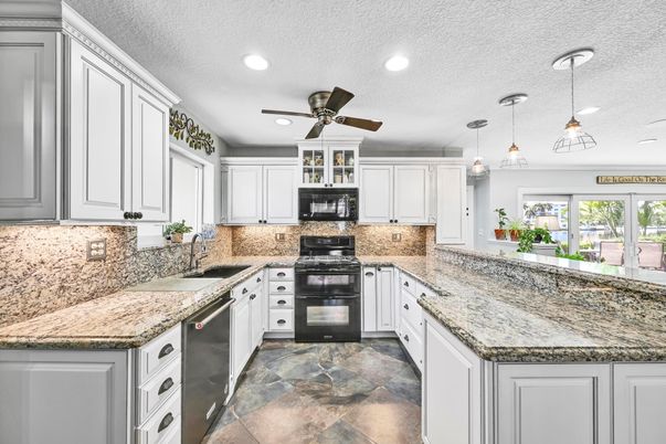 Interior, Kitchen, Pendant Lights, Recessed Lighting