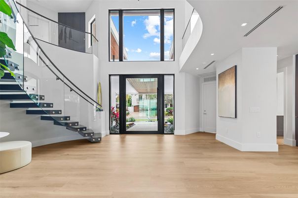 Interior, Recessed Lighting, Wood Texture Flooring