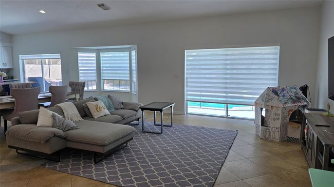 Dining room, Interior, Living room, Recessed Lighting