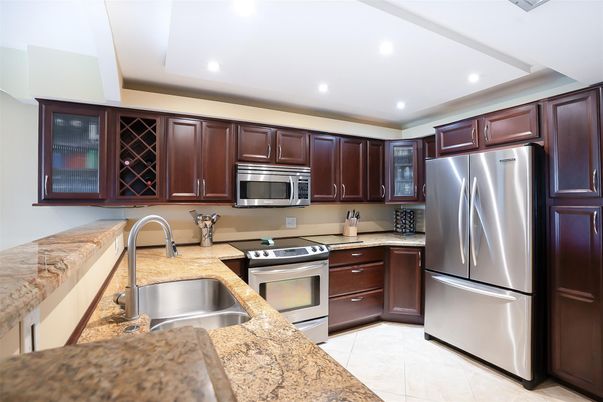 Interior, Kitchen, Recessed Lighting, Stainless Steel Appliances