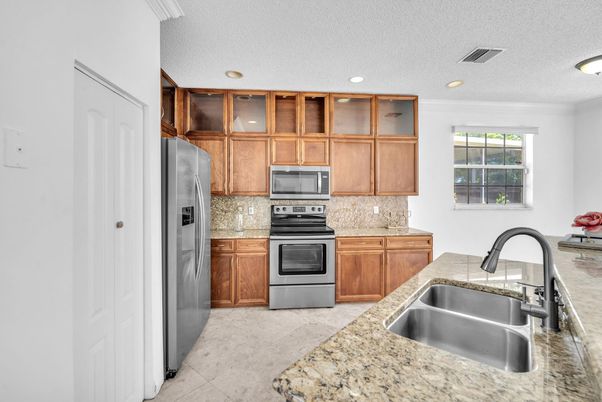 Interior, Kitchen, Recessed Lighting, Stainless Steel Appliances