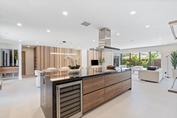 Dining room, Interior, Kitchen, Living room, Pendant Lights, Recessed Lighting