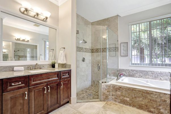 Bathroom, Glass Shower, Interior