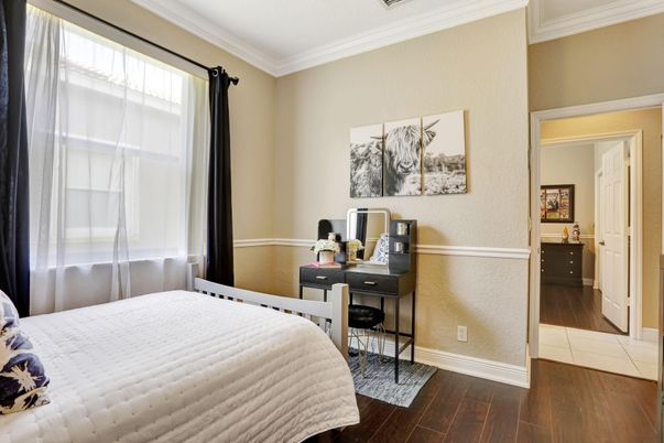Bedroom, Home Office, Interior, Wood Texture Flooring