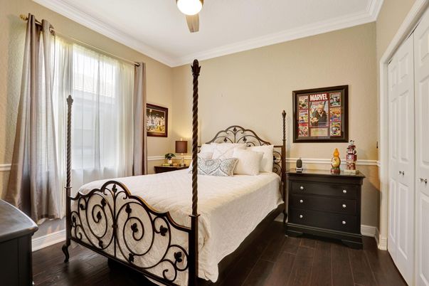 Bedroom, Interior, Wood Texture Flooring