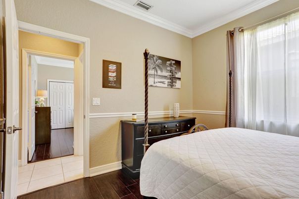 Bedroom, Interior, Wood Texture Flooring