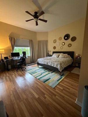 Bedroom, Home Office, Interior, Wood Texture Flooring