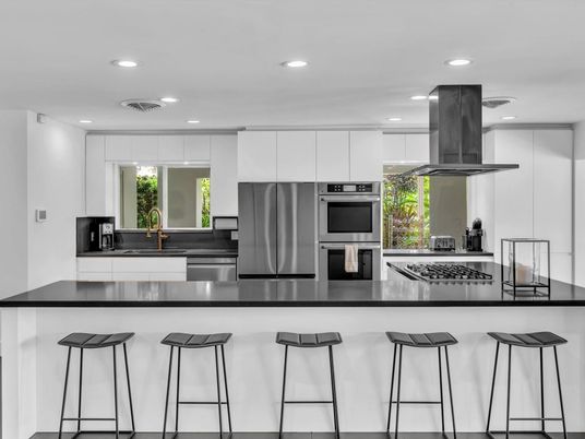 Interior, Kitchen, Recessed Lighting, Stainless Steel Appliances