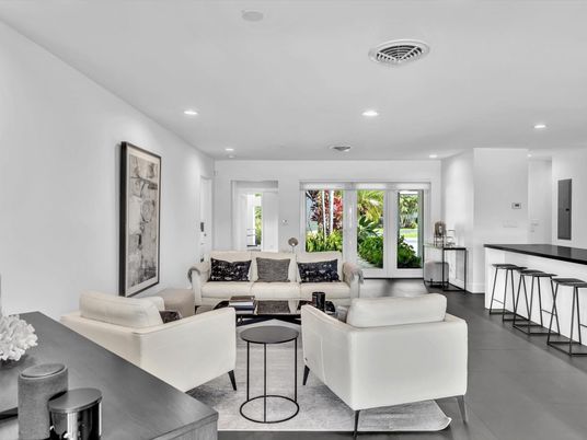 Interior, Living room, Recessed Lighting