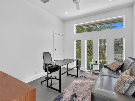 Home Office, Interior, Recessed Lighting