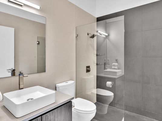 Bathroom, Glass Shower, Interior