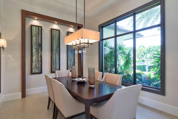 Chandelier, Dining room, Interior, Pendant Lights, Recessed Lighting