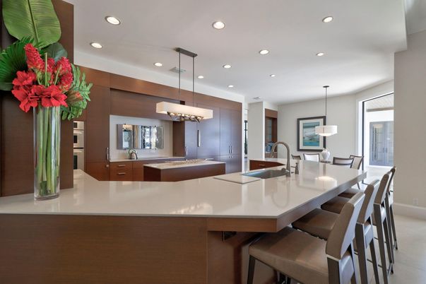 Dining room, Interior, Kitchen, Pendant Lights, Recessed Lighting