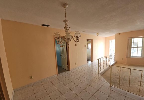 Chandelier, Empty room, Interior