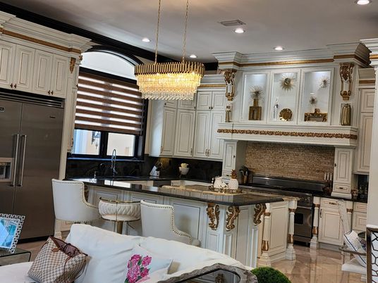Chandelier, Interior, Kitchen, Recessed Lighting