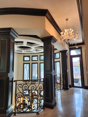 Chandelier, Interior